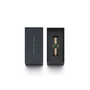 DANIEL WELLINGTON Reloj para mujer DW00100721 (22mm) - oro rosa malla de acero inoxidable