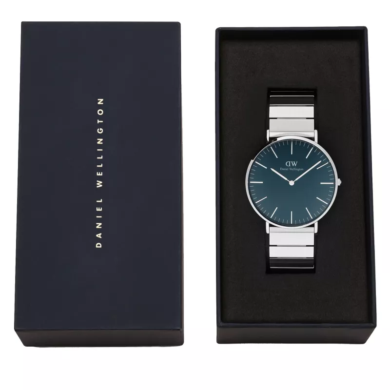 Reloj DANIEL WELLINGTON mujer DW00100776 (40mm) - Classic Petite Ashfield - malla de acero inoxidable oro rosa