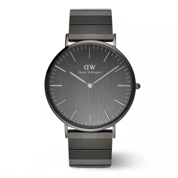 DANIEL WELLINGTON Reloj para mujer DW00100777 40 mm oro rosa NATO