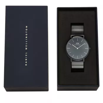DANIEL WELLINGTON Reloj de mujer DW00100778 32mm Oro rosa acero inoxidable malla