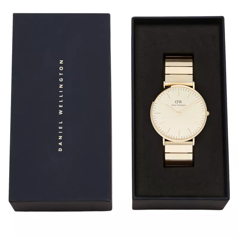 DANIEL WELLINGTON reloj mujer DW00100779 40mm oro rosa negro NATO