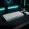 Dark Project ALU81A Terra Nova White teclado mecánico, G3MS Moonstone Switch, US ANSI
