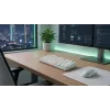 Dark Project ALU81A Terra Nova White teclado mecánico, G3MS Moonstone Switch, US ANSI