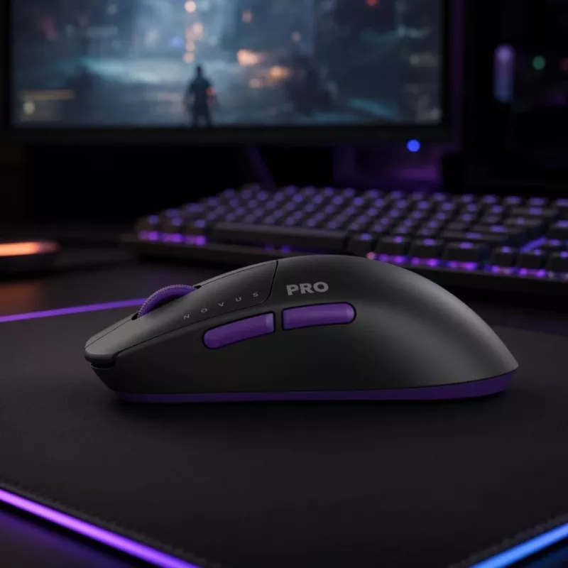 Dark Project Novus Pro Blackberry 75% teclado gaming mecánico Tri-Mode