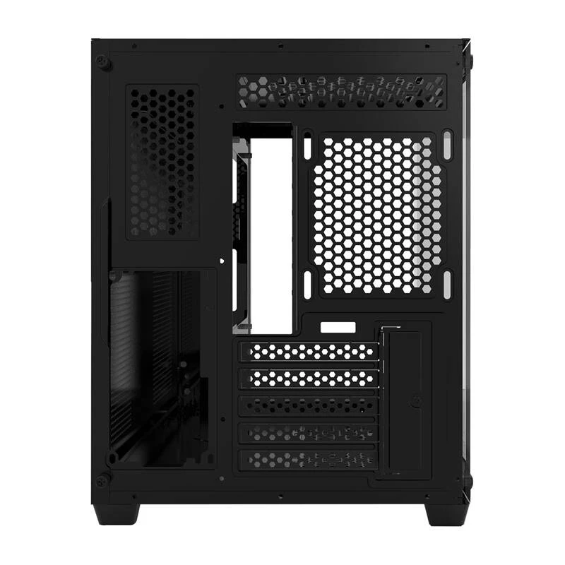 Darkflash C285MP Caja de PC mid-tower, panel lateral de cristal templado, ATX, negra
