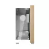 Darkflash DS900W Caja de ordenador semitorre blanca, ATX, cristal templado, sin ventiladores