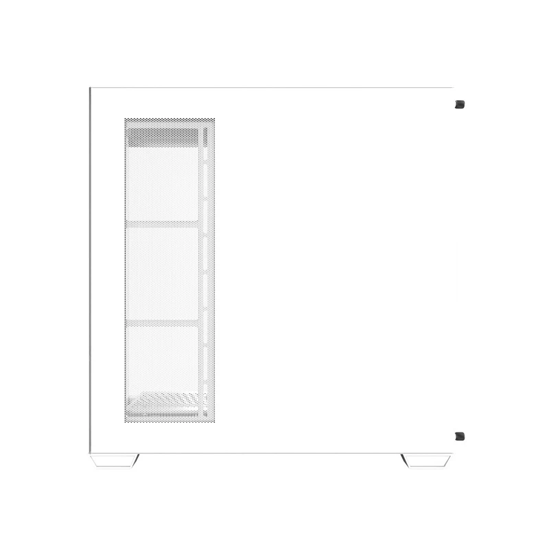 Darkflash DS900W Caja de ordenador semitorre blanca, ATX, cristal templado, sin ventiladores