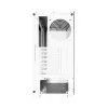 Darkflash DS900W Caja de ordenador semitorre blanca, ATX, cristal templado, sin ventiladores