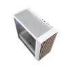 Darkflash DS900WD Caja de ordenador ATX Mid-Tower (Blanco) con 4 ventiladores ARGB y panel lateral de cristal templado