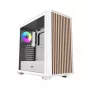Darkflash DS900WD Caja de ordenador ATX Mid-Tower (Blanco) con 4 ventiladores ARGB y panel lateral de cristal templado