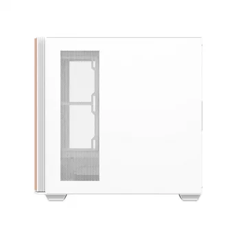 Darkflash DS900WS Caja de ordenador ATX mid-tower, blanca, cristal templado, sin ventiladores