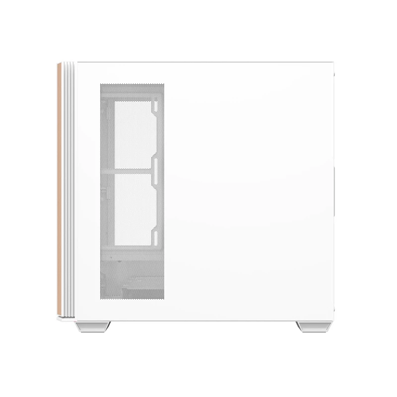 Darkflash DS900WS Caja de ordenador ATX mid-tower, blanca, cristal templado, sin ventiladores