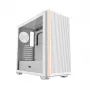 Darkflash DS900WS Caja de ordenador ATX mid-tower, blanca, cristal templado, sin ventiladores