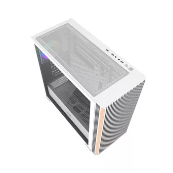 DARKFLASH DS900WS Caja Mid Tower Blanca con 4 ventiladores ARGB