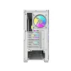 DARKFLASH DS900WS Caja Mid Tower Blanca con 4 ventiladores ARGB