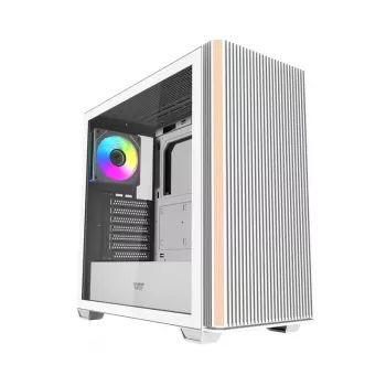 DARKFLASH DS900WS Caja Mid Tower Blanca con 4 ventiladores ARGB