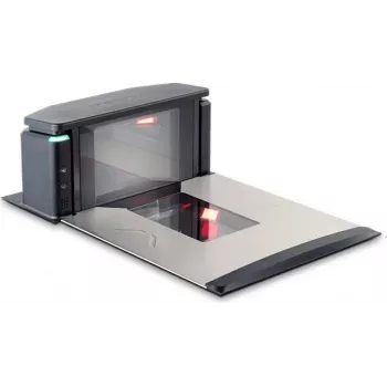 Datalogic Magellan 9550i solo escáner, balanza adaptativa, plato mediano/riel de productos abatible/montaje en estante, cable USB POT