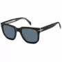 DAVID BECKHAM DB-7118-S-7C5 Gafas de sol rectangulares de acetato para hombre Havana marrón 52mm
