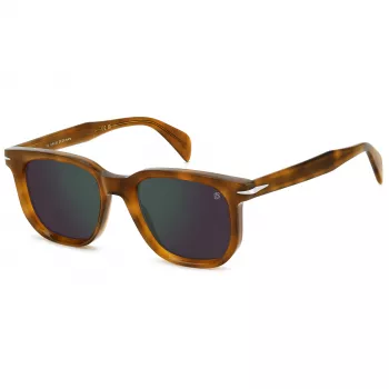 DAVID BECKHAM Gafas de sol rectangulares DB-7133-S-C9B Havana marrón 52mm