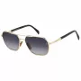 Gafas de sol de hombre DAVID BECKHAM DB1128GSRHL, montura Grey Havana, lentes grises tintadas, 59 mm