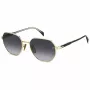 Gafas de sol cuadradas de hombre DAVID BECKHAM DB1162FSRHL acetato Havana verde 56/19/145