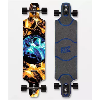 Longboard DB Longboards Paradigm Blue & Gold 41