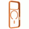 DBRAMANTE 1928 funda trasera Grenen para móvil - compatible con MagSafe - plástico reciclado - naranja - para Apple