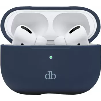 Funda para auriculares dbramante1928 Costa Rica - Plástico reciclado, silicona - Pacific Blue - para Apple AirPods con estuche de carga