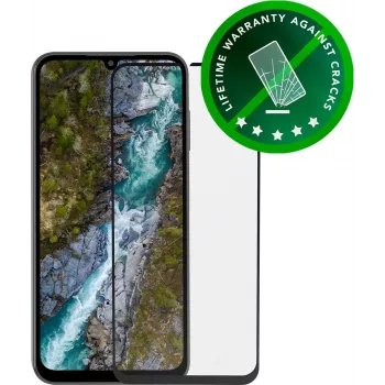 dbramante1928 eco-shield Protector de pantalla para Samsung Galaxy A25 5G, borde negro