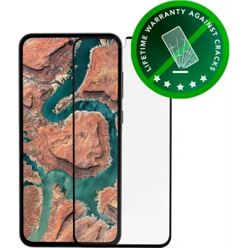 dbramante1928 eco-shield Protector de pantalla para Samsung Galaxy A35 5G, borde negro