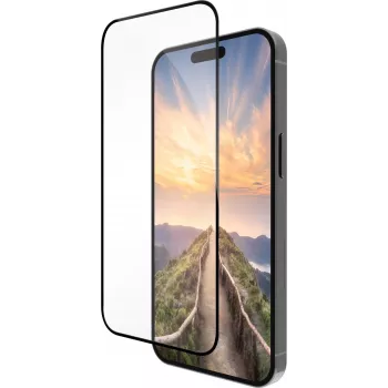 dbramante1928 Eco-shield protector de pantalla para smartphone - cristal - color del marco negro - para Apple iPhone 16
