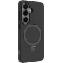 dbramante1928 Iceland Ultra tapa trasera para móvil con soporte magnético, D3O, plástico, negra, para Samsung Galaxy S26
