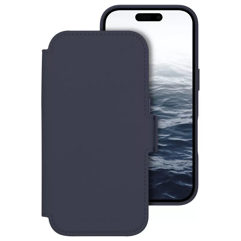 dbramante1928 Lynge funda tipo flip para móvil - compatibilidad MagSafe - Deep Water - para Apple iPhone 17