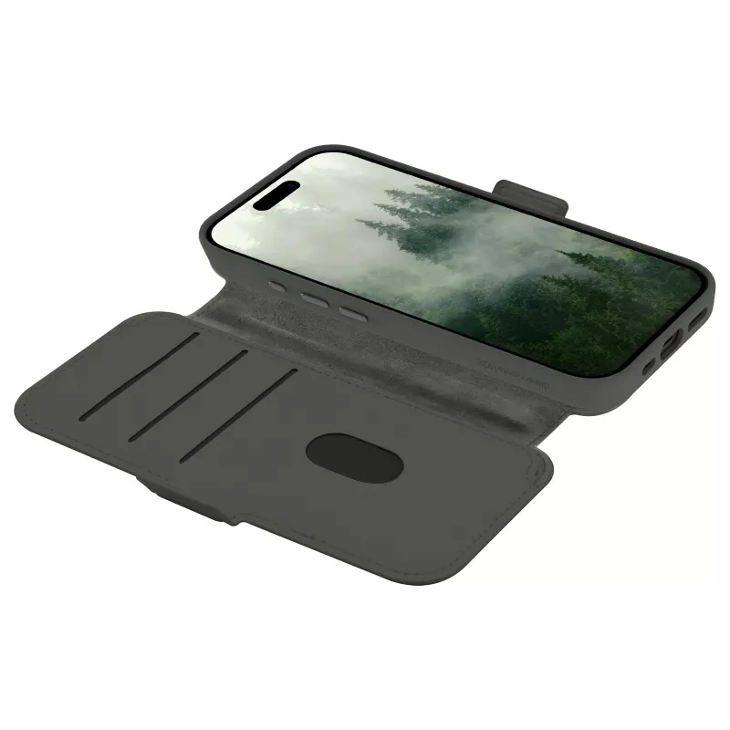 dbramante1928 Lynge funda tipo flip para móvil - compatibilidad MagSafe - Forest Shade - para Apple iPhone 17