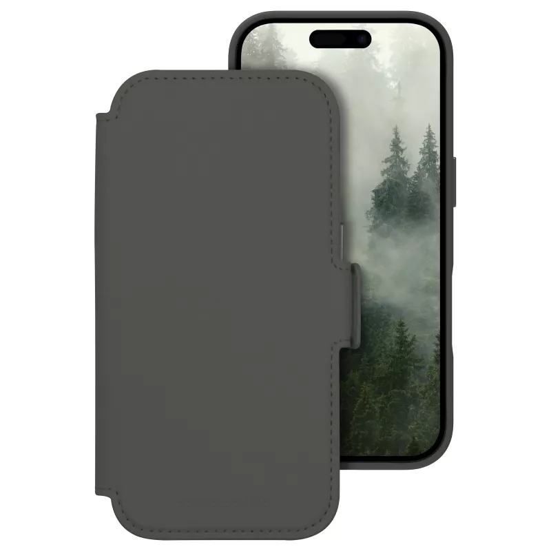 dbramante1928 Lynge funda tipo flip para móvil - compatibilidad MagSafe - Forest Shade - para Apple iPhone 17