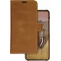 DBRAMANTE1928 Lynge Funda cartera para Samsung Galaxy A55 5G – cuero plena flor, marrón claro LY55GT006144
