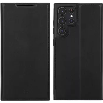 dbramante1928 Oslo funda tipo flip para móvil - poliuretano (PU), plástico - negra - para Samsung Galaxy S22 Ultra