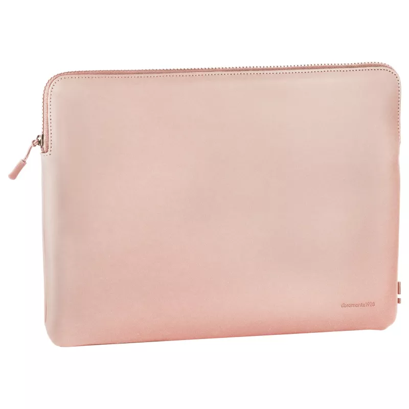 dbramante1928 Oxford ICON Funda para portátil de 15 pulgadas, piel plena flor, Rosa arena