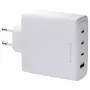 DBRAMANTE1928 Re-Charge Cargador de pared GaN 140W – 4 puertos de salida (3x USB-C, 1x USB-A) – Blanco