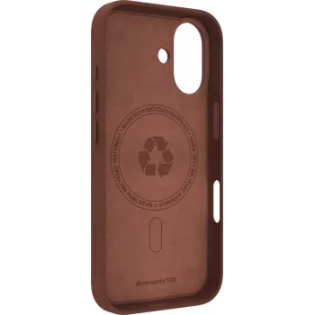 dbramante1928 Roskilde tapa trasera para móvil - compatible con MagSafe - piel auténtica - Dark Tan - para Apple iPhone 17