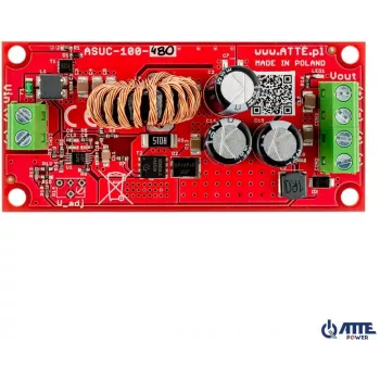 Convertidor DC/DC ATTE ASUC-100-480-OF 100W 48V Entrada 12V Salida Carril DIN