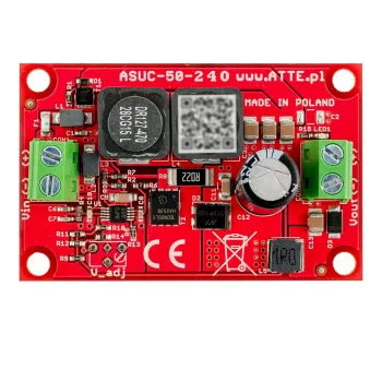 Convertidor DC/DC ATTE ASUC-100-AD0-OF 100W 12V 8,3A Carril DIN