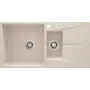 DEANTE fregadero de granito compuesto 1,5 senos con escurridor - grafito