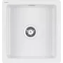 DEANTE Fregadero de cerámica 1 cubeta blanco 450mm montaje sobre encimera