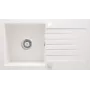 Fregadero de granito compuesto de 1 cubeta DEANTE con escurridor integrado - Ónix