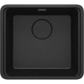 DEANTE fregadero de granito de 1 seno con escurridor, beige, 780x435 mm