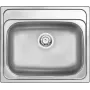 DEANTE fregadero de cocina de acero inoxidable 1 cubeta 780x430mm acabado satinado