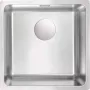 Fregadero de acero DEANTE 1 seno Onyx Black 860x500 mm