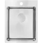 DEANTE fregadero de acero 1 cubeta Onyx Black granito compuesto encimera cocina 530x500mm