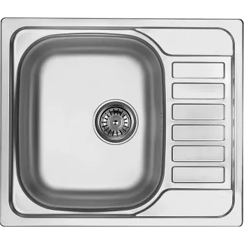 Fregadero DEANTE 1 cubeta con escurridor, acero inoxidable, 780x435 mm, satinado
